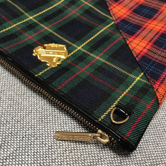 MAC Cosmetic Bag Tartan Plaid Pattern - Picture 2 of 9